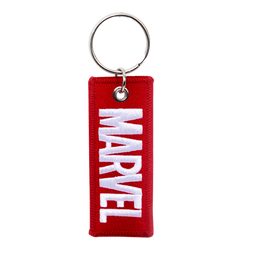 Marvel Brick Logo Embroidered Key Chain