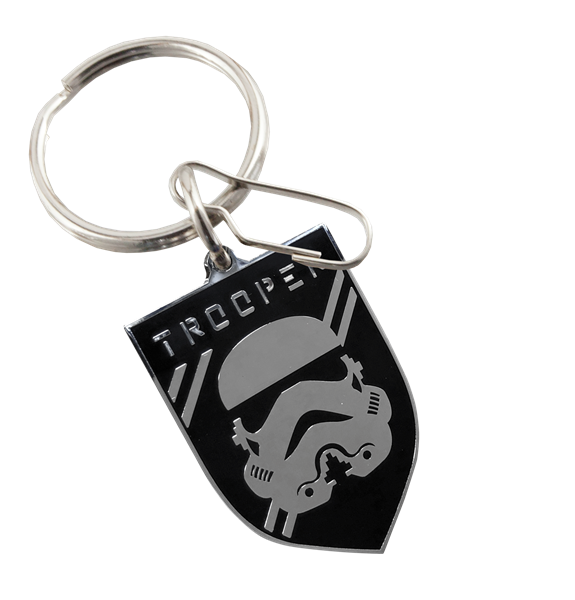 Star Wars Stormtrooper Badge Metallic Key Chain