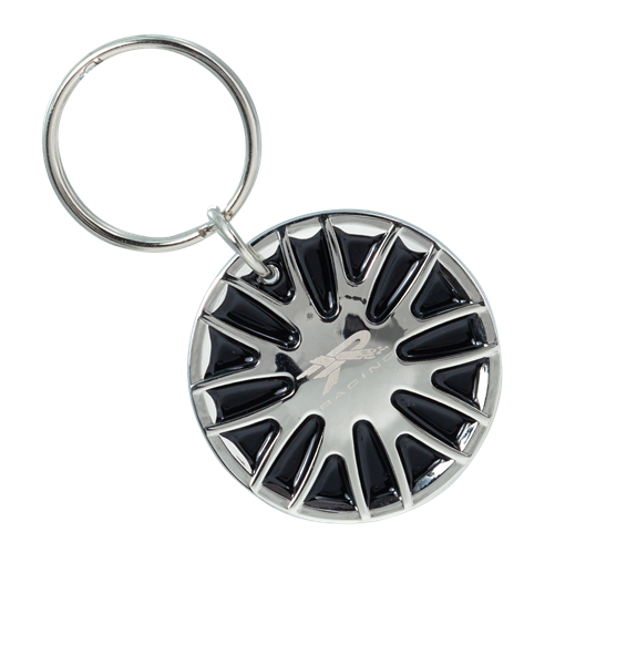 R Racing Rim Key Chain