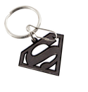 Warner Bros. DC Superman Knurled Metallic Key Chain