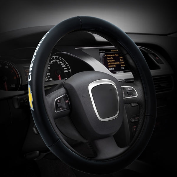 Chevrolet Genuine Leather Steering Wheel Cover