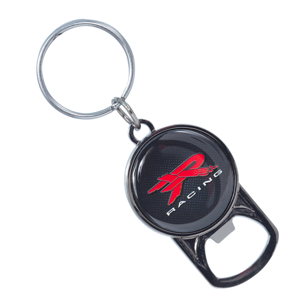 R Racing Bottle Opener Key Chain