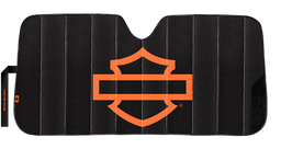 Harley-Davidson Black Matte Accordion Sunshade