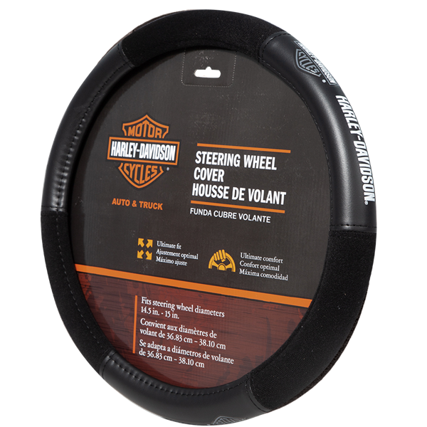 Harley-Davidson Speed Grip Gray Bar & Shield Steering Wheel Cover