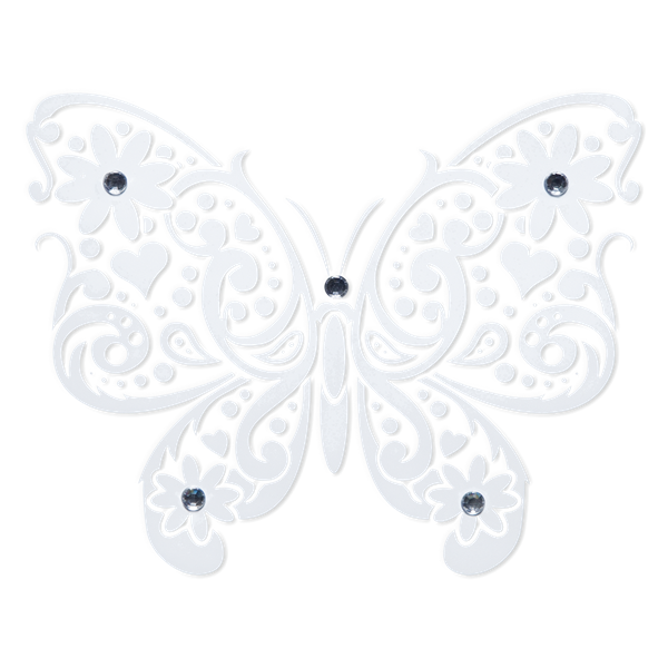 Butterfly Bling Decal
