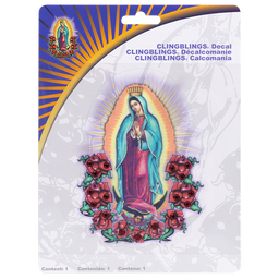 Lady of Guadalupe Bling Decal