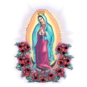 Lady of Guadalupe Bling Decal