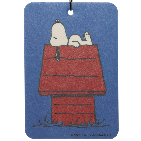 Peanuts Snoopy Doghouse Paper Air Freshener