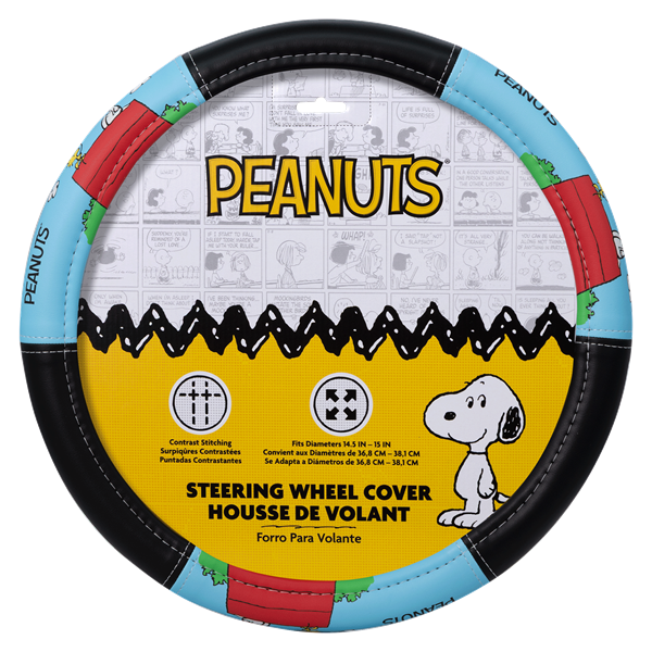 Peanuts Snoopy Doghouse Steering Wheel Cover